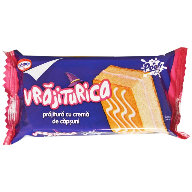POOF VRAJITURICA PRAJITURA CAPSUNI 25G 15BUC/DISPL
