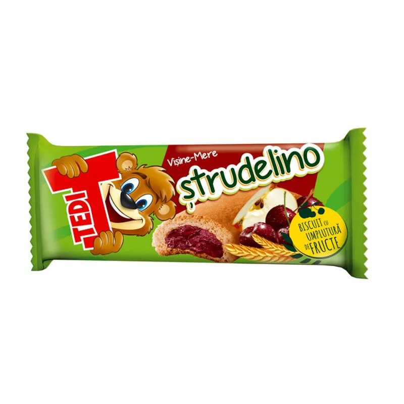 STRUDELINO TEDI CU UMPLUTURA DE VISINE-MERE 21GR