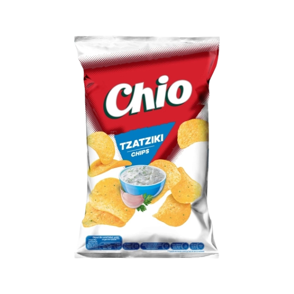 CHIPS CU GUST TZATZIKI CHIO 125G