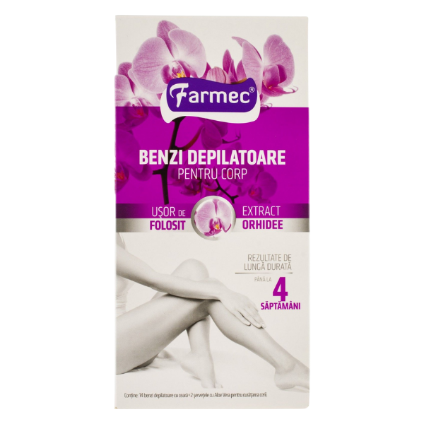 BENZI DEPILATOARE CU EXT DE ORHIDEE PT CORP FARMEC