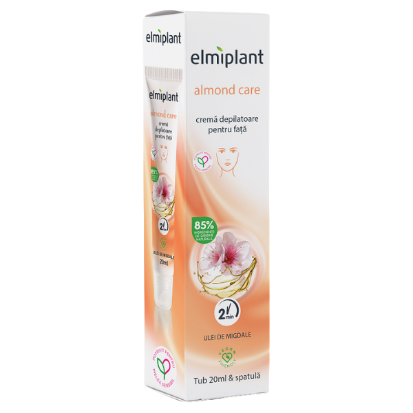 CREMA DEPILATOARE PENTRU FATA ALMOND CARE ELMIPLANT 20ML