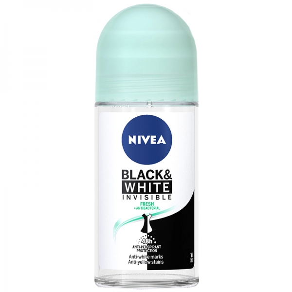 DEO ROLL ON BLACK WHITE FRESH NIVEA 50ML