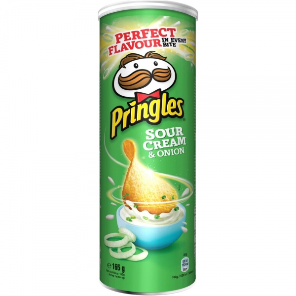 PRINGLES CHIPS CU AR SMANT SI CEAPA 165G