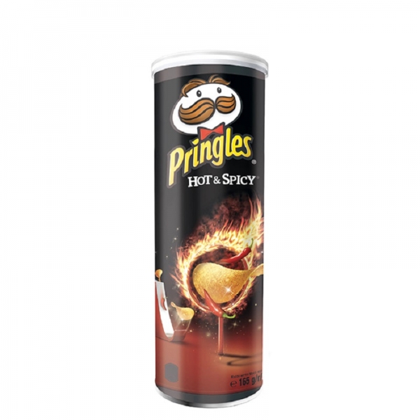 PRINGLES CHIPS CU GUST PICANT 165GR