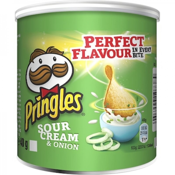 PRINGLES CHIPS CU GUST SMANT SI CEAPA 40GR