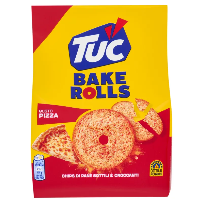 TUC BAKE ROLLS CU AR PIZZA 150G
