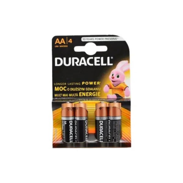 DURACELL BAT ALKALINE R6 4/SET