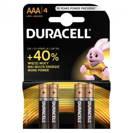 DURACELL BAT ALKALINE R3 4/SET
