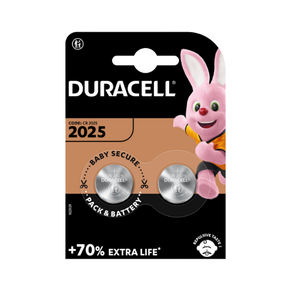 DURACELL BAT SPECIALITATI LITHIU 2*2025
