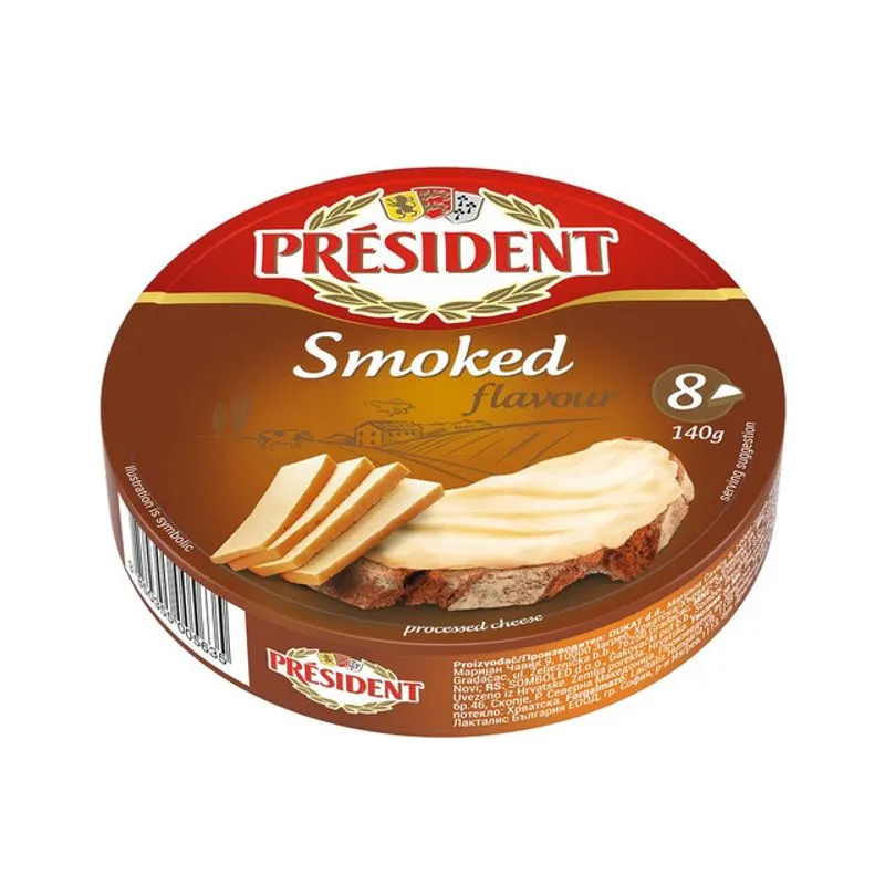 BRANZA TOPITA SMOKED PRESIDENT 140G