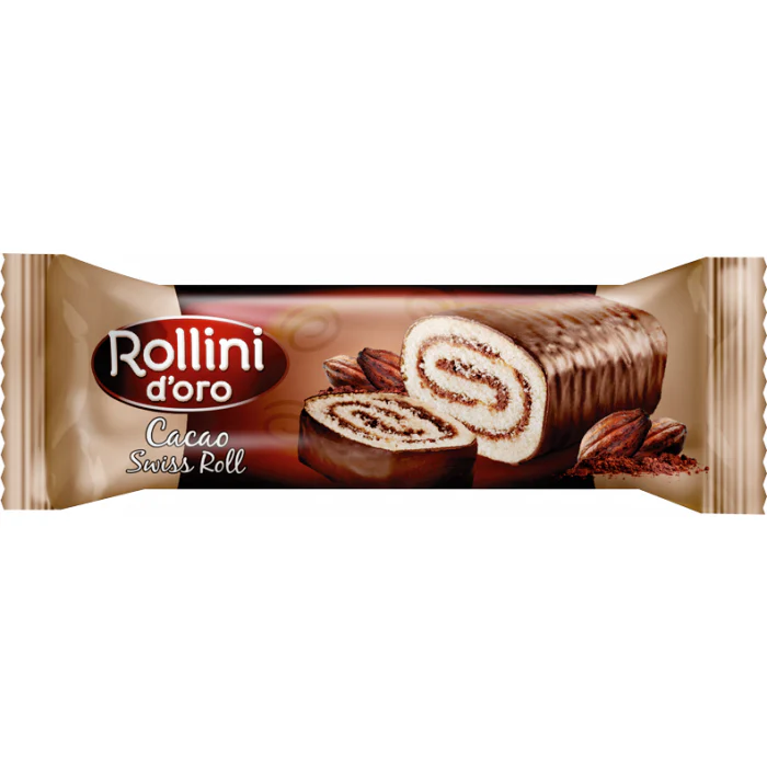 RULADA CR CACAO GLAZURA ROLLINI 180G