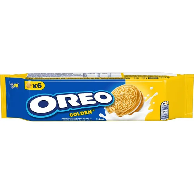 BISCUITI OREO GOLDEN VANILLA 66G
