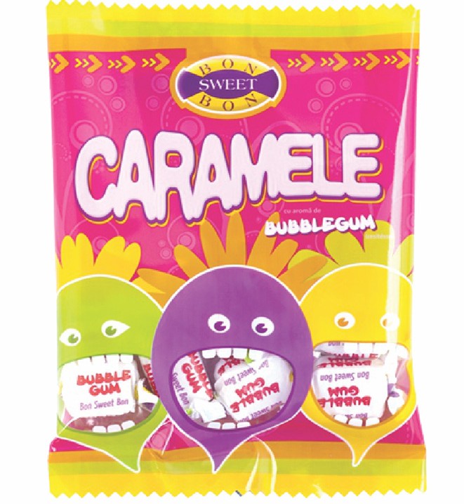CARAMELE BUBBLE GUM 80G