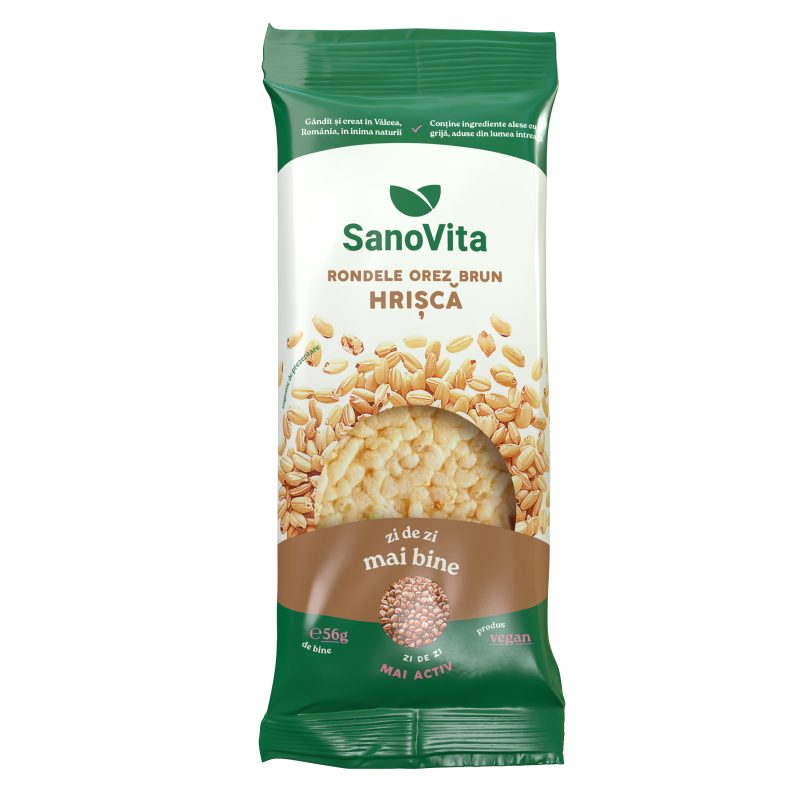 RONDELE DIN OREZ BRUN CU HRISCA SANOVITA 56G