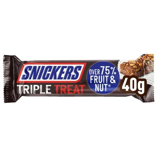 SNICKERS CRISP TRIPLE TREAT 40G