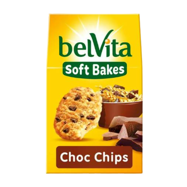 BISCUITI SOFT BAKES CHOCOLATA CHIPS BELVITA 250G